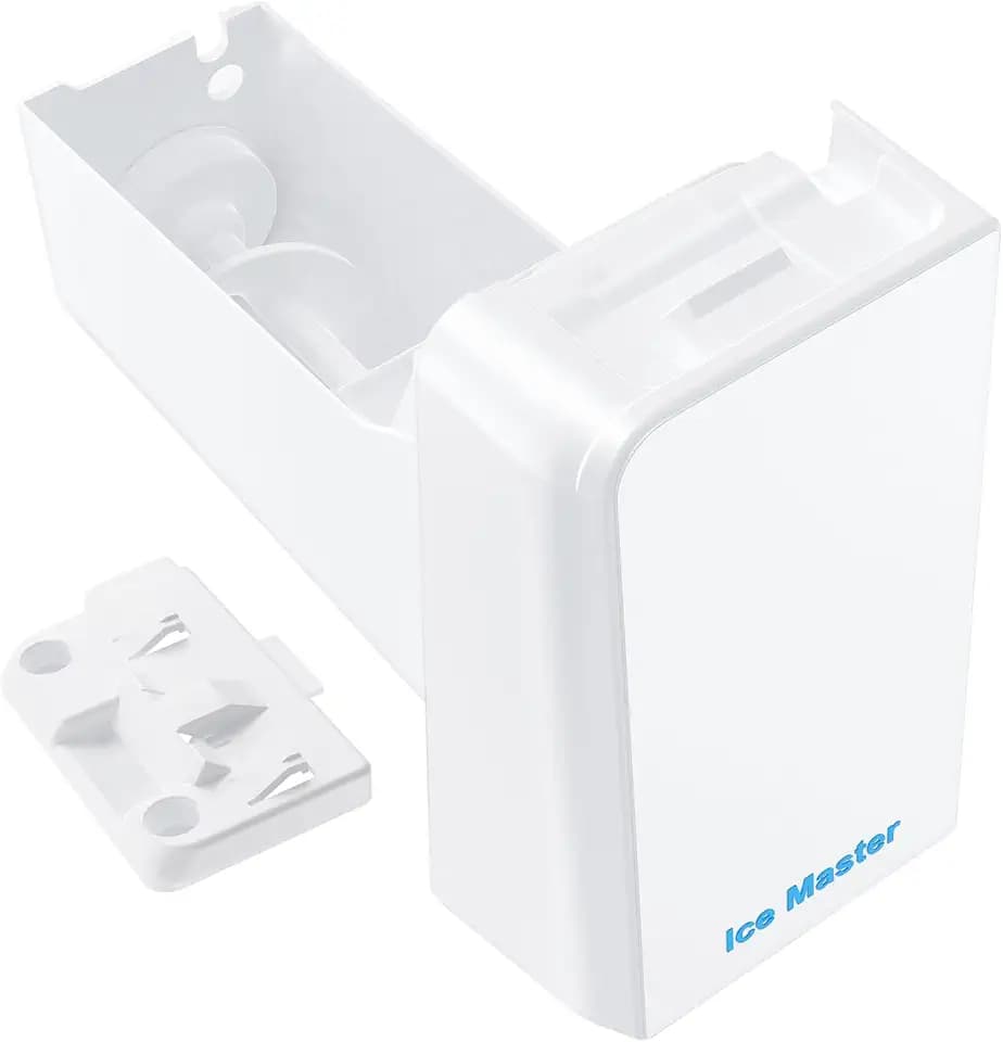 Upgraded RF24FSEDBSR RF23HSESBSR Ice Maker DA82-01397A Ice Bucket Compatible with Samsung Ice Maker Replacement DA97-13717A Refrigerator Ice Tray Ice Container Ice Bin PS11717778 Samsung Ice Bucket