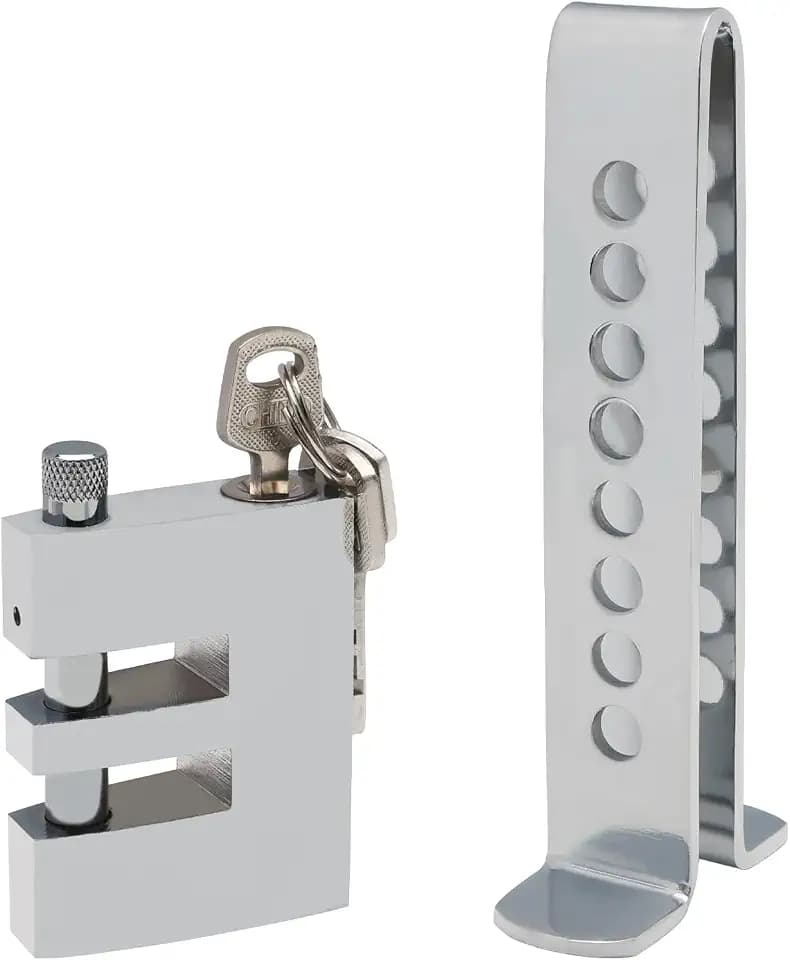 MaySpare Anti-Theft Brake Clutch Lock, Stainless Steel Clutch Lock, car Anti-Theft Tools, Heavy Duty car Brake Locks Work for Older Vehicles(Plastic Bag Packing)