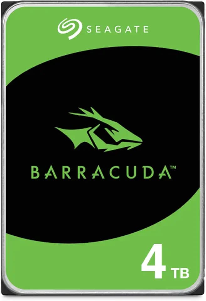 Seagate BarraCuda 4TB Internal Hard Drive HDD – 3.5 Inch Sata 6 Gb/s 5400 RPM 256MB Cache For Computer Desktop PC – Frustration Free Packaging ST4000DMZ04/DM004