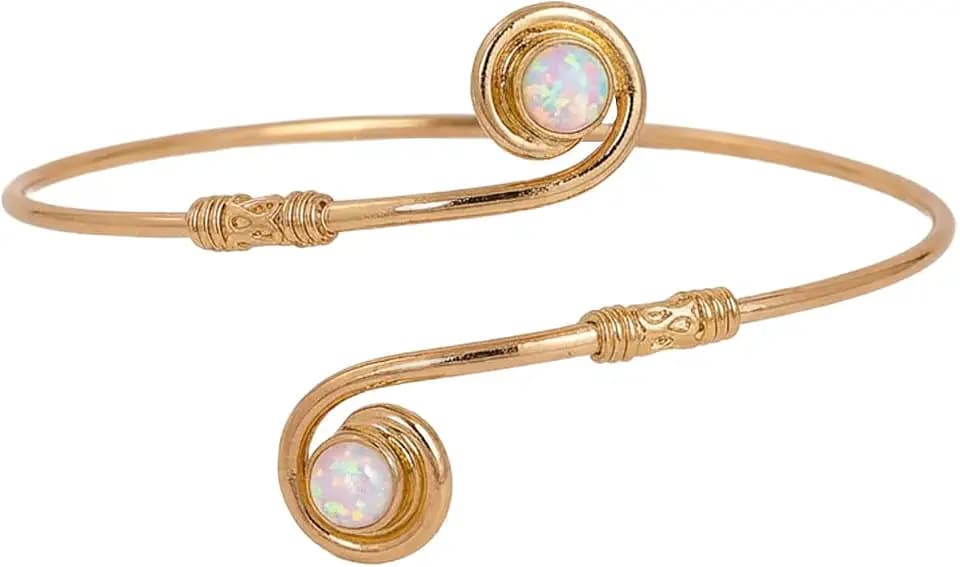 MakeMeChic Women's Gold Arm Cuff Jewelry Bracelet