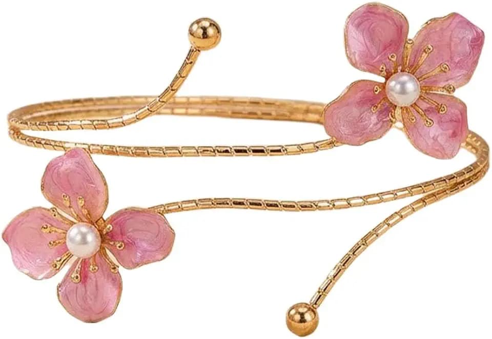 MakeMeChic Women's Gold Arm Cuff Jewelry Bracelet