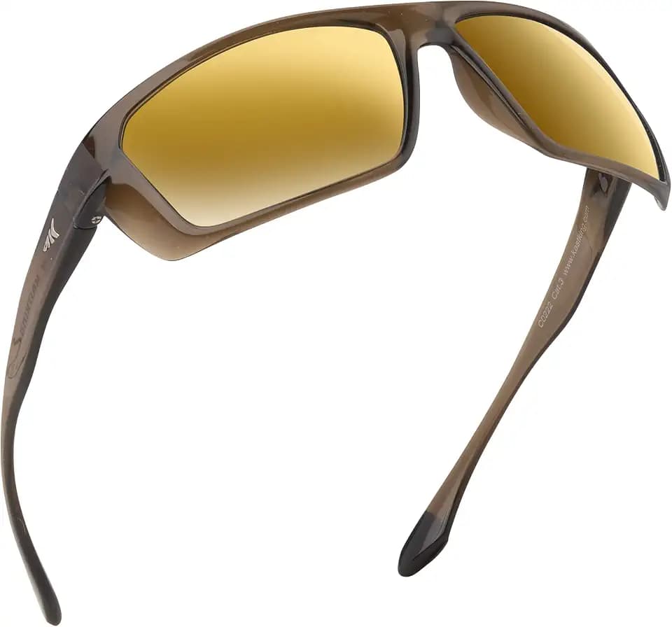 KastKing Huzzah Polarized Sport Sunglasses for Men and Women, Wrap Design