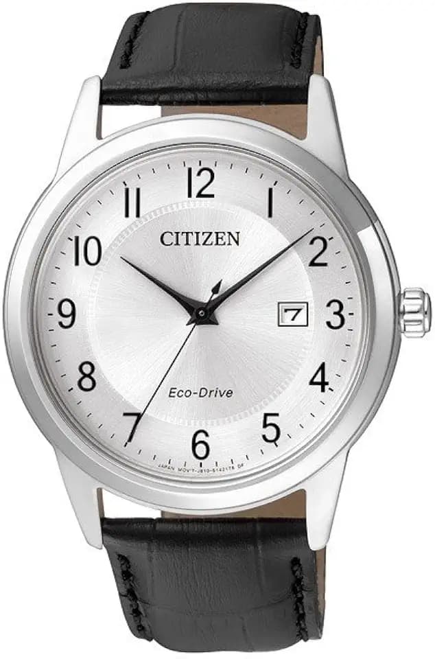 Citizen Herren Analog Quarz Uhr mit Leder Armband AW1231-07A