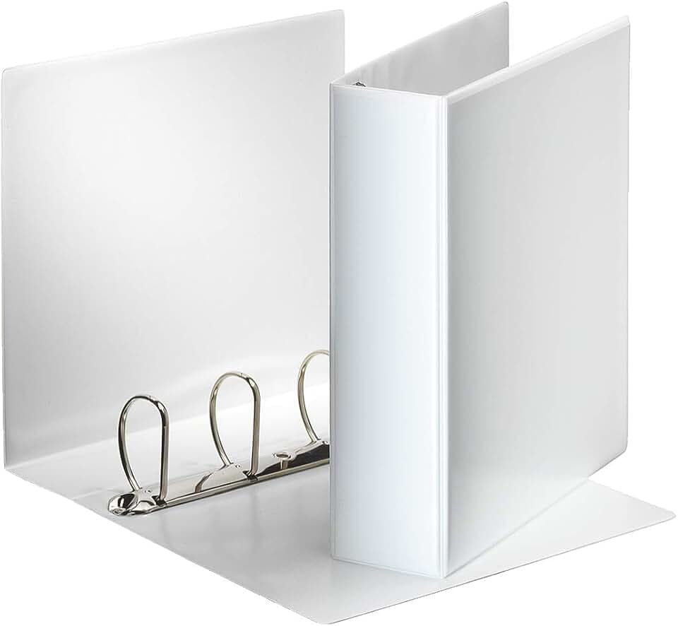 Esselte Präsentationsringbuch (DIN A4, 4 Ringe, 60 mm) weiß