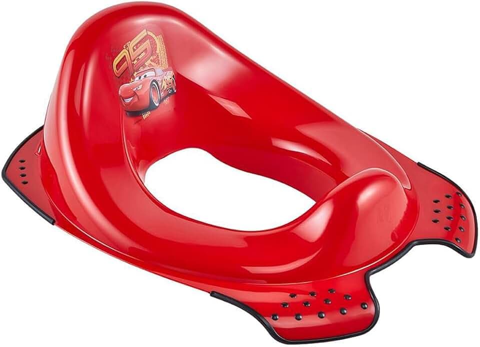 keeeper Disney Cars Kinder-Toilettensitz, Ab ca. 18 Monate bis ca. 4 Jahre, Anti-Rutsch-Funktion, Ewa, Kirsch-Rot