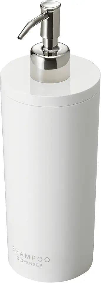 Yamazaki 2928 Tower Pump Dispenser, White, ABS Resin, 8 x 8 x 23 cm