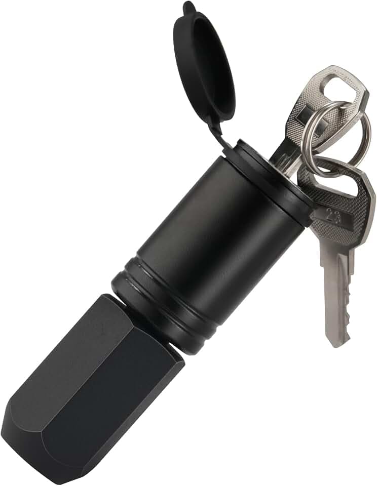 Spare Tire Lock, 1/2"-20 Thread, Compatible with 2007-2018 Jeep Wrangler JK