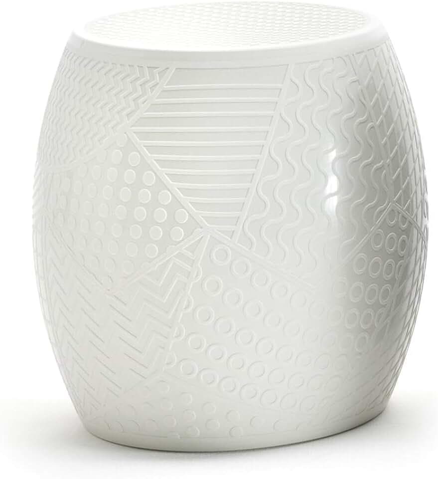 Kartell Roy, Plastik, Weiß, 45 x 45 x 43 cm