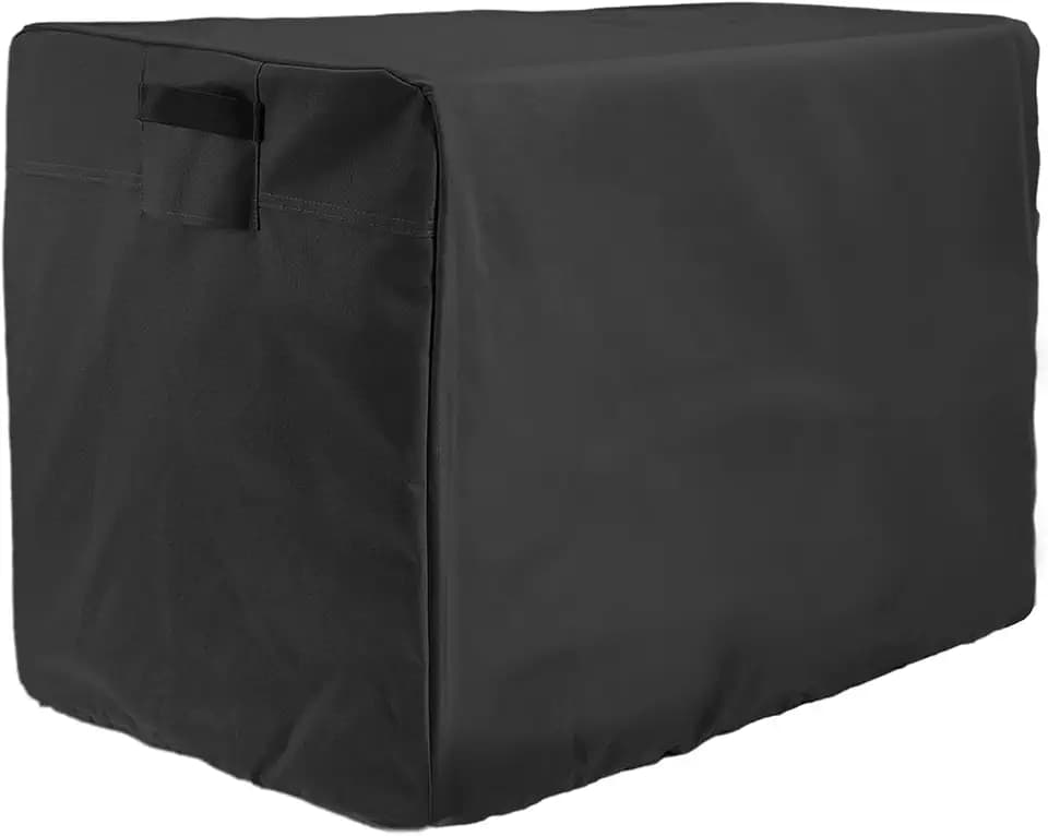 Joramoy Outdoor Generator Covers 600D Oxford Universal(24x18x20inch)Black