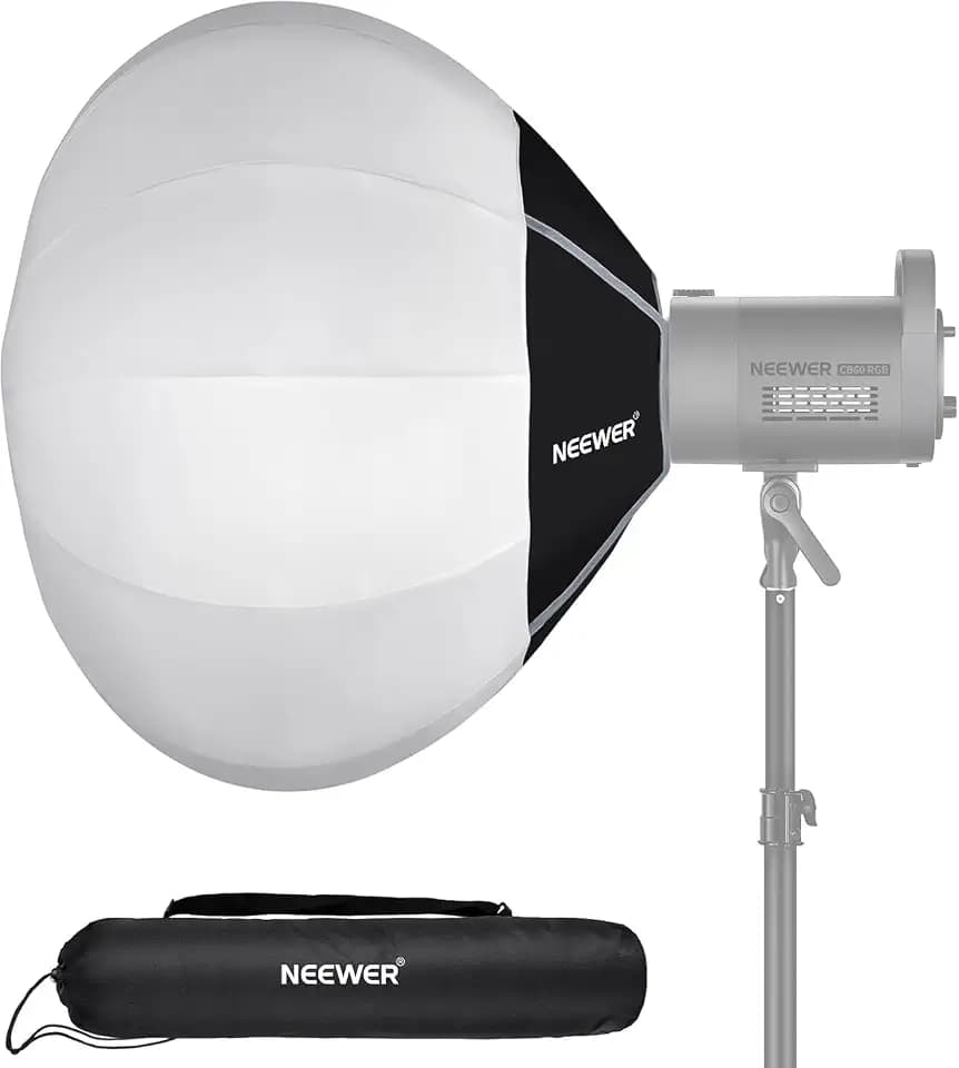NEEWER Basics NS15L Lantern Softbox, 26" Quick Release 360° Light Diffuser