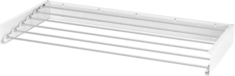 Colombo Ghost Wäscheständer für die Wand, faltbar, Weiß, 6 m