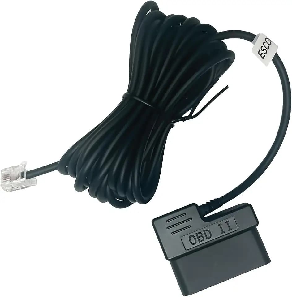 Escort Radar Detector Power Cord, OBDII to RJ11 Cable