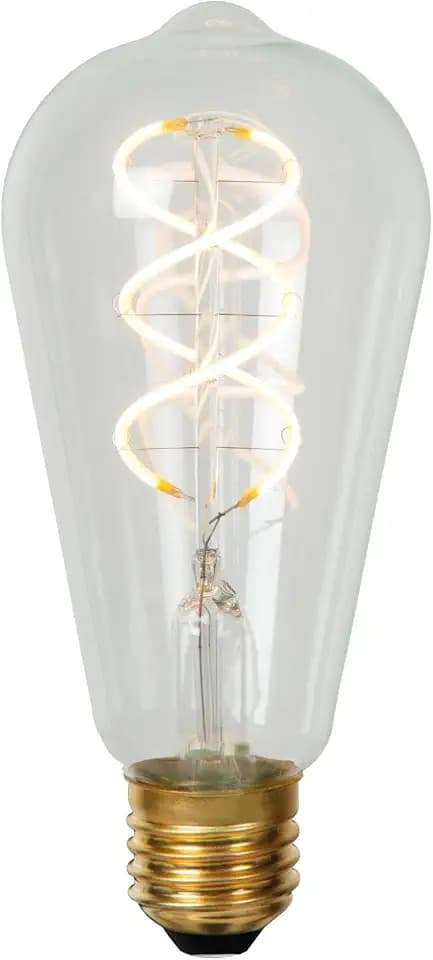 LUCIDE ST64 - Glühfadenlampe - Ø 6,4 cm - LED Dim. - E27-1x4,9W 2700K - Transparent