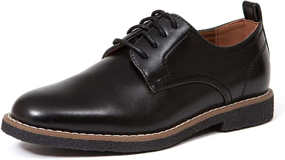 Deer Stags Boys' Lace-up Dress Comfort Oxford Formal Kids’ Shoes