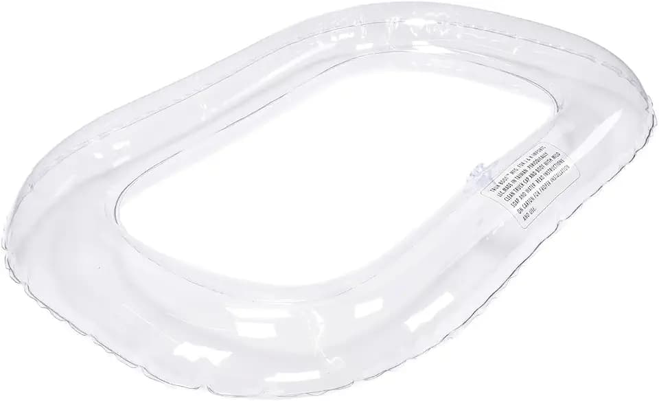 TrailFX 20000 Inflatable Camper to Rear Window Seal Truck Boot Clear PVC Truck Boot 20 x 13 Inch Fills Cab to Camper Gaps Up to 3 Inches