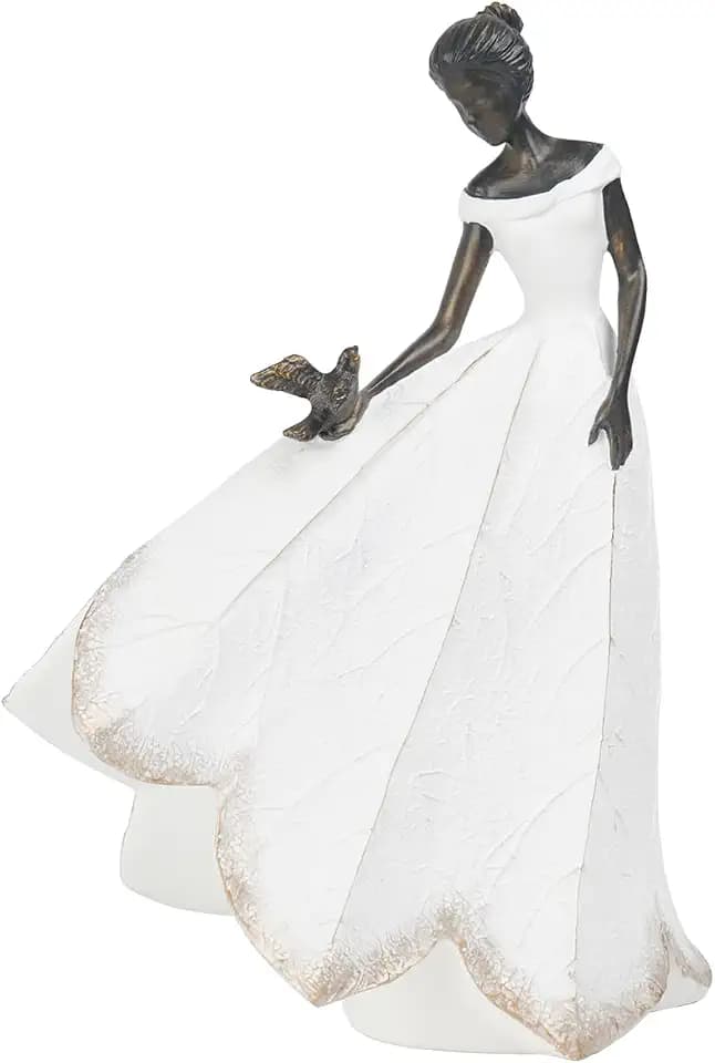 Guichifun Fairy Statue, White, 8.5 x 5.25 x 12 Inch