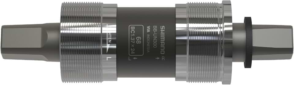 SHIMANO Tretlagerachse BSA 127.5/68mm-BB-UN300 Vierkantstück