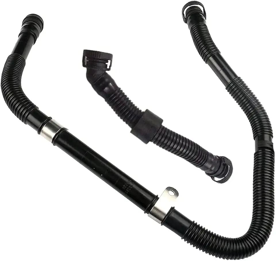 Secondary Air Injection Pump Hose 2Pcs 8L0133817 06A133817Q Compatible With VW Bora Golf Audi A3 TT Skoda 1.8T