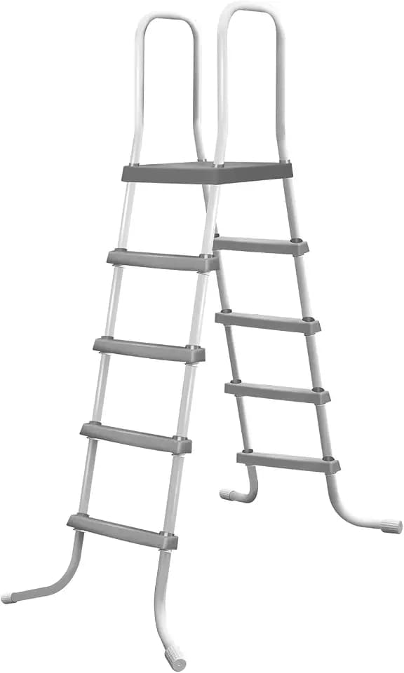 Above Ground Pool Ladder, Heavy Duty Luxury Pool Ladder, Corrosion Resistant Metal Frame, Suitable for Pools up to 52 inch deep Above Ground, Easy to Assemble and Climb,Anti Slip