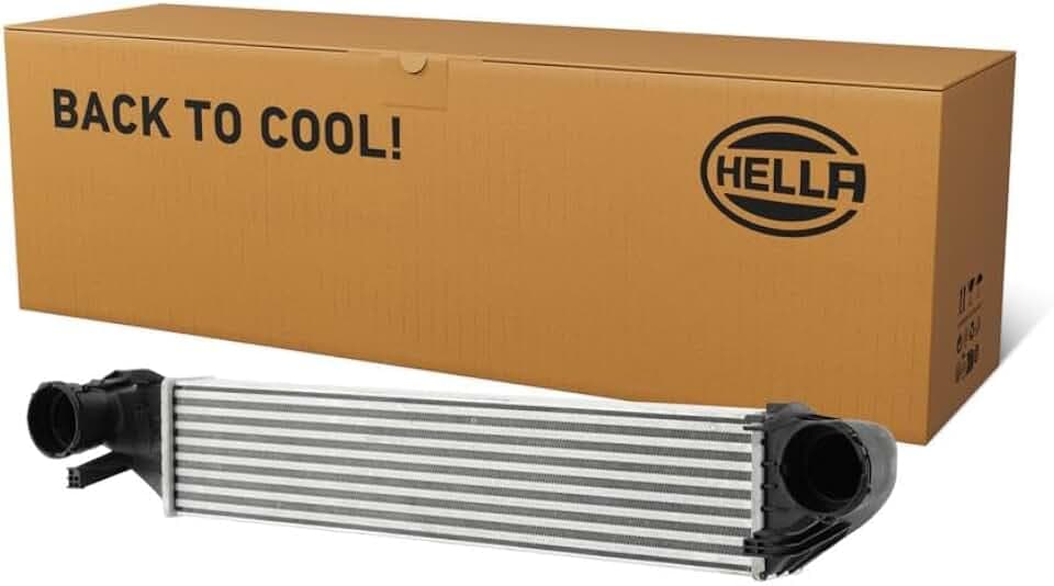 HELLA 8ML 366 470-911 Ladeluftkühler - Kühlrippen gelötet