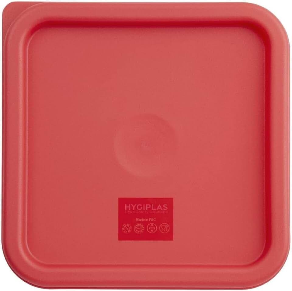 Hygiplas Square Red Deckel passend - 5.5/7Ltr