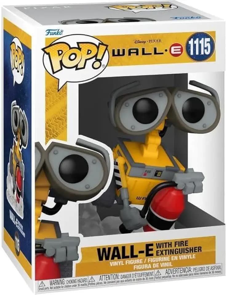 Funko POP! Disney: Wall-E - Wall-E mit Fire Extinguisher - Vinyl-Sammelfigur - Geschenkidee - Offizielle Handelswaren - Spielzeug Für Kinder und Erwachsene - Movies Fans