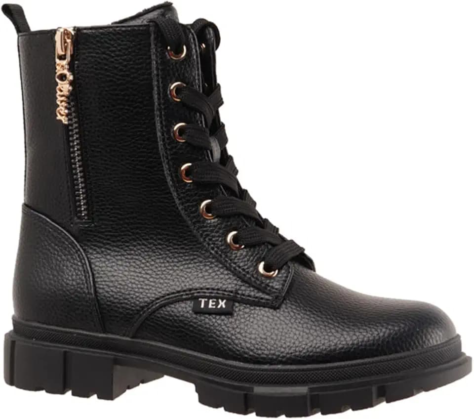 s.Oliver Damen Stiefel – Schnürung, Reißverschluss, leicht gefüttert