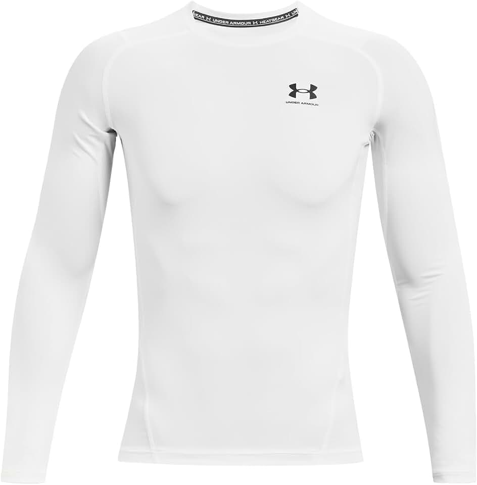 Under Armour Men's Ua Hg Armour Comp Ls Long-Sleeve Sports Top, Breathable Long-Sleeved Top for Men (Pack of 1)