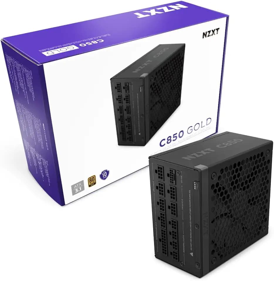 NZXT C850 Gold ATX 3.1-850W Fully Modular Power Supply