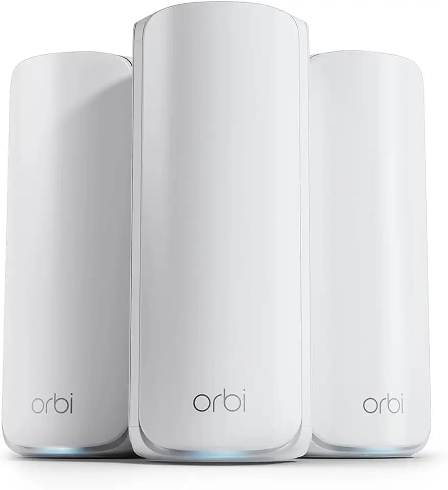 NETGEAR Orbi 870 Series WiFi 7 Mesh System, Up to 9,000 sq ft., 3 Pack