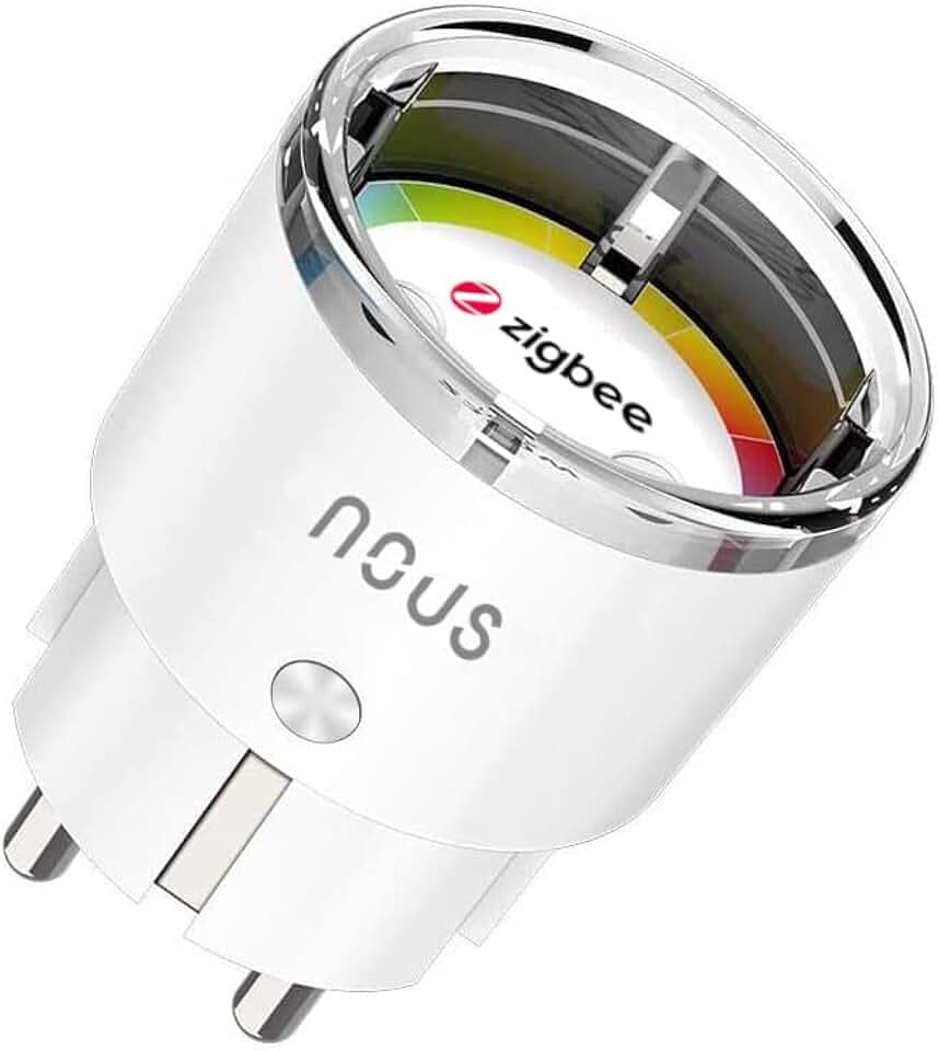 A1Z ZigBee Smart Steckdose mit Energieüberwachung, 10A, Fernsteuerung, Sprachsteuerung, Zeitplan & Timer, Kompatibel mit Alexa, Google Home, ZigBee Hub Erforderlich, Pack of 1