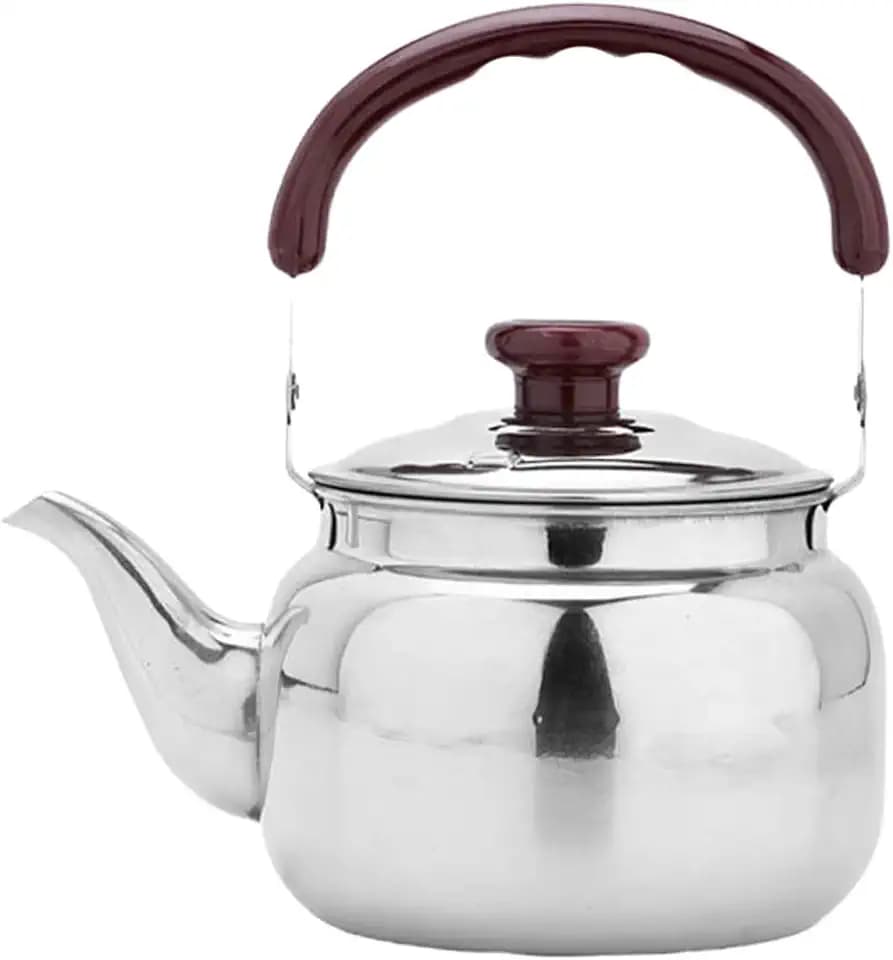 BESPORTBLE Teekessel Edelstahl Teekannen Herd Wasserkocher Tropfkaffee Teekessel Schwanenhals Teekannen Wasserkocher für zu Hause Camping Küche Outdoor Wandern 0. 5L