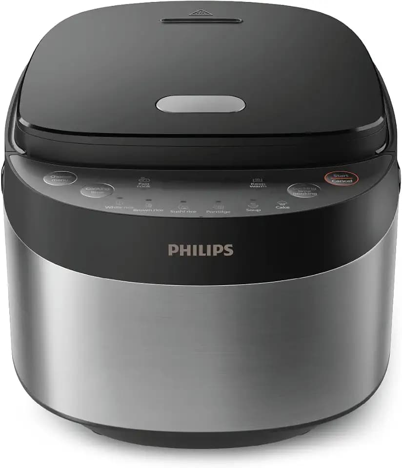 Philips Multi-Reiskocher 3000 Serie, Schwarz, 0,85 L