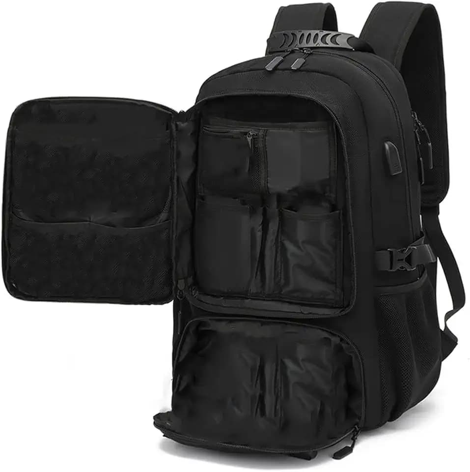 50L 60L 80L Reiserucksack Herren Groß, Erweiterbar Handgepäck Rucksack,17-Zoll Laptoptasche Rucksack Arbeitsrucksack Herren
