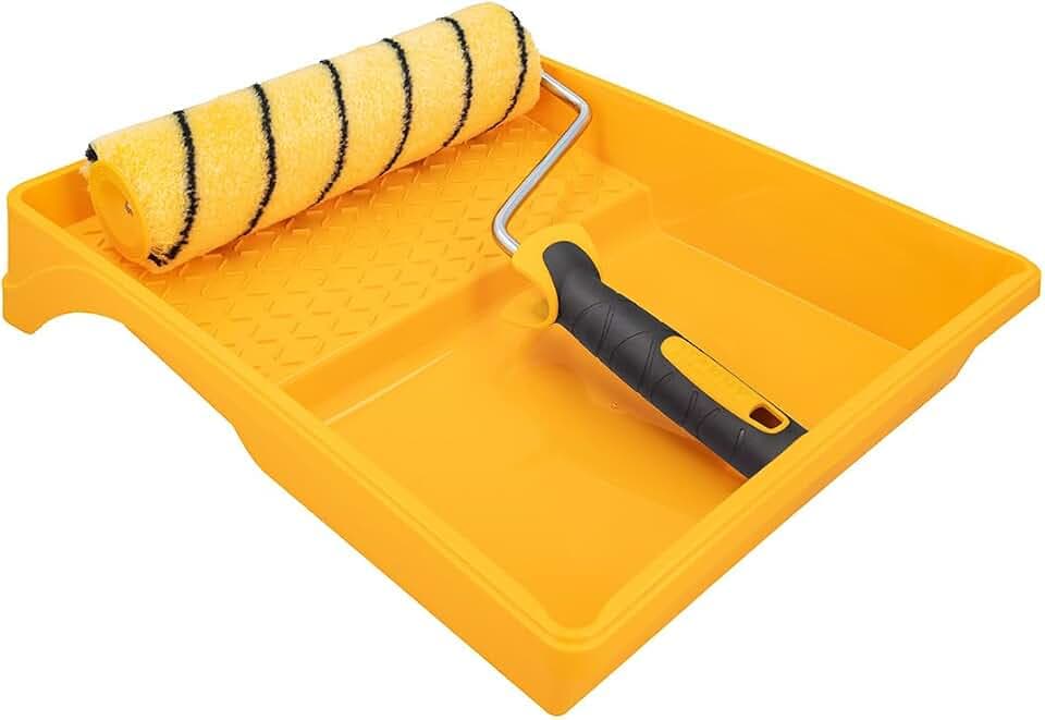 Hardy Farbroller Set 25 cm mit Bügel Hardstar Malerwalze und Farbwanne