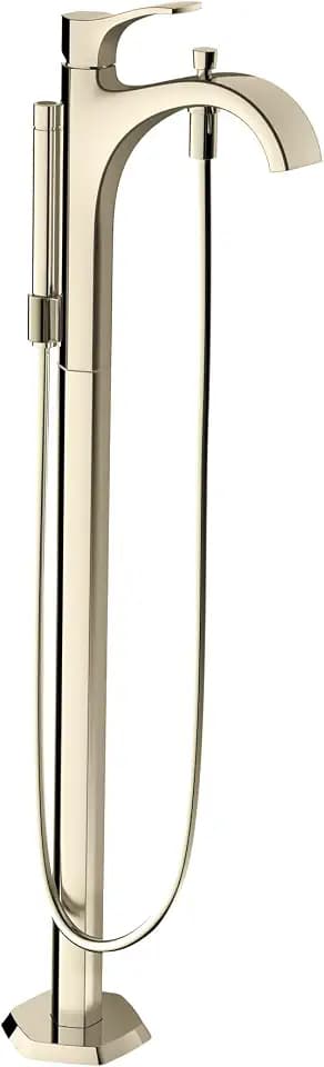 hansgrohe Locarno 1-Handle Freestanding Bathtub Faucet with Handshower1.75 GPM Flow Rate, in Brushed Nickel, 04818820