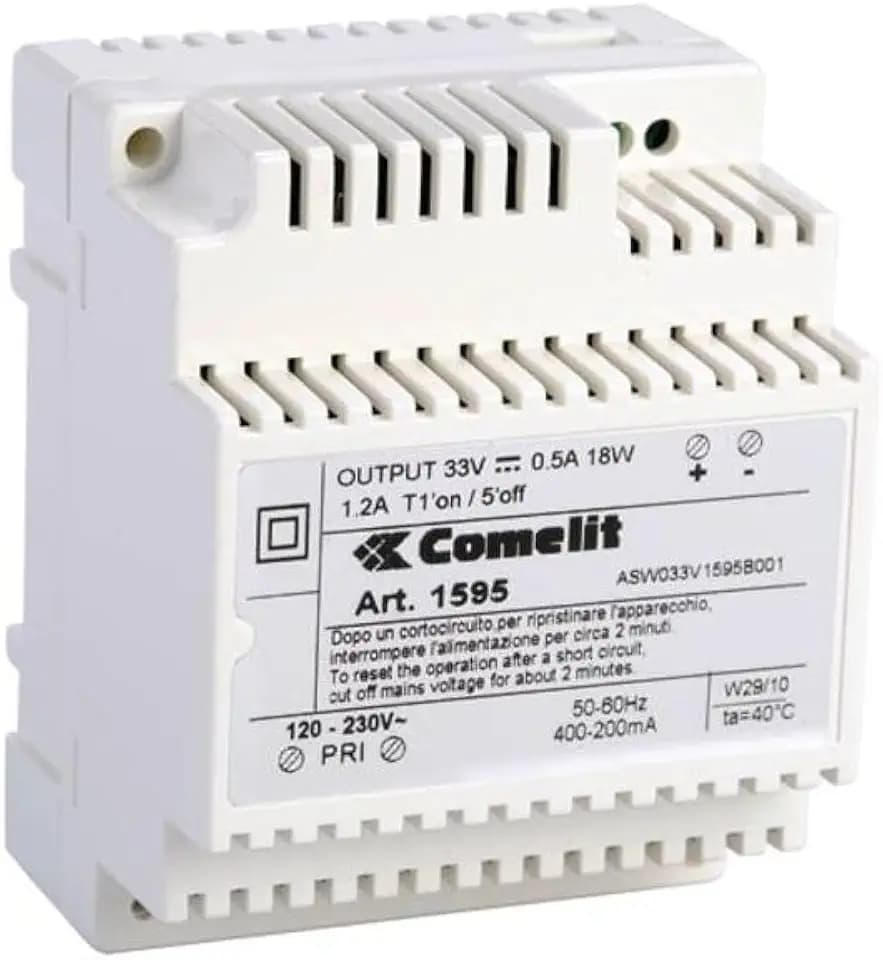 Comelit Netzteil 1595-110-230V Eingang 33V DC Ausgang 0,5A für Türstationen