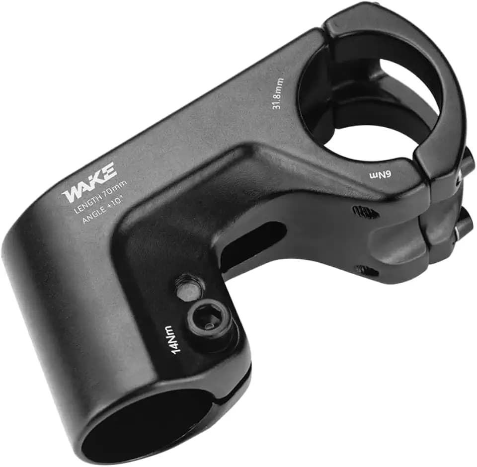 CYSKY 31,8 Vorbau 70mm 10 Grad MTB Kurzer Vorbau Mountainbike Lenker Vorbau Riser für die meisten Fahrräder, Rennräder, MTB, BMX, Radfahren