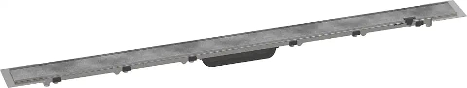 hansgrohe RainDrain Rock Duschrinne 1100 mm, kürzbar auf 1000 mm, 56033000