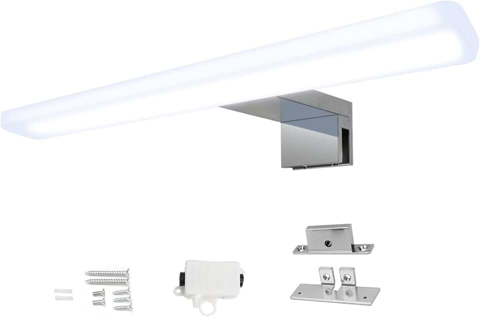 kalb | Mera LED Badleuchte Badlampe Spiegellampe Spiegelleuchte 230V, Auswahl:450mm - Warmweiss