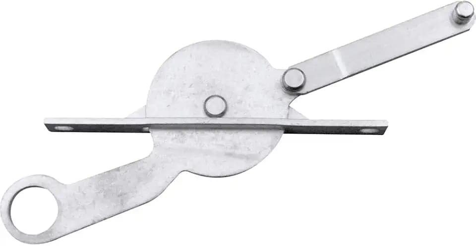Prime-Line H 3707 Jalousie Window Operator, 2-7/8 in. Right-Hand, Diecast and Steel Material, Aluminum Color, Single Pack