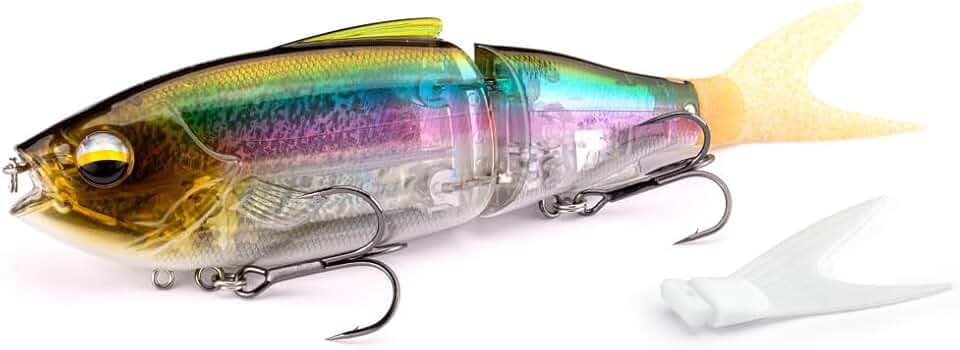 LMAB Real Vibe 15, 18, 22 cm Swimbait sinkend Hecht Köder groß zum Spinnfischen, Glidebait, Big Bait, Swim Bait