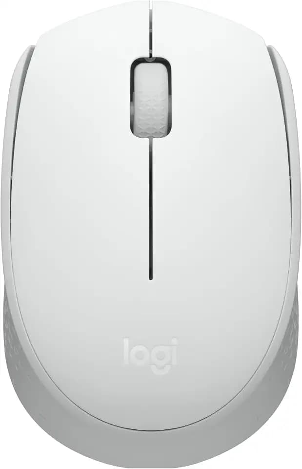 Logitech M170 Compact Ambidextrous 2.4 GHz Wireless Mouse - Off White