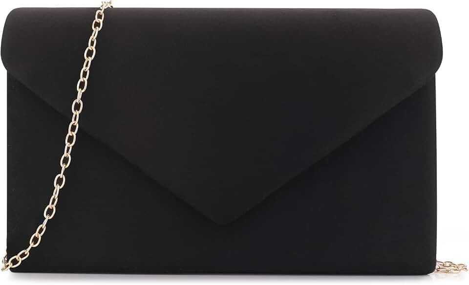 BBjinronjy Clutch-Tasche für Damen – Abendtasche, Handtasche für Hochzeit, Party, Cocktail oder Abschlussball, aus Kunstwildleder, Crossbody-Umhängetasche