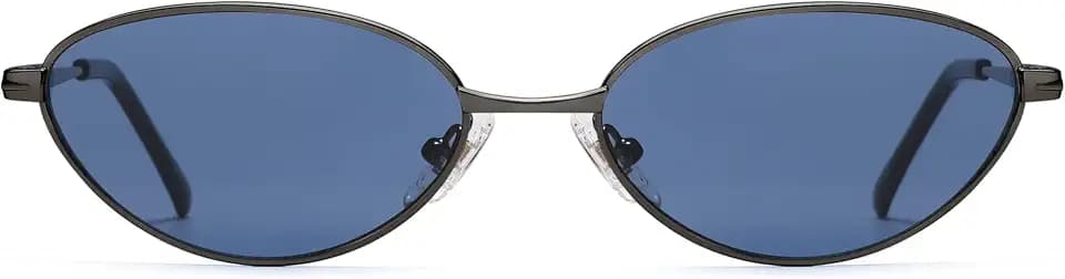 Appassal Retro Oval Cat Eye Sunglasses for Women Men AP3730