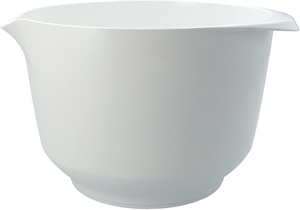 Birkmann, Rühr- und Servierschüssel, Milky White, 17,5×22×13 cm – 2L, aus PET, spülmaschinen- und mikrowellengeeignet