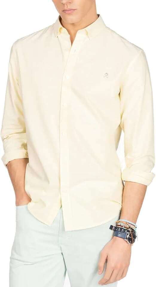 HARPER & NEYER Herren Oxford Colours Hemd mit Button-Down-Kragen