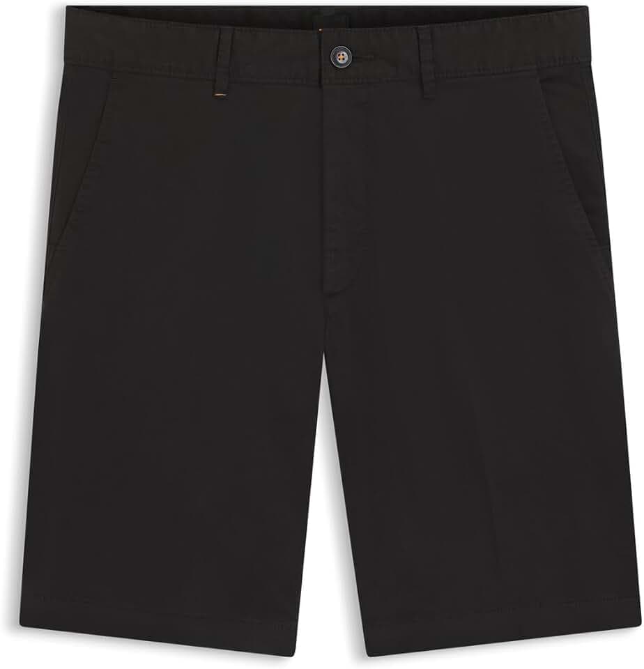 BOSS Slim-fit Shorts Aus Elastischem Baumwoll-Twill