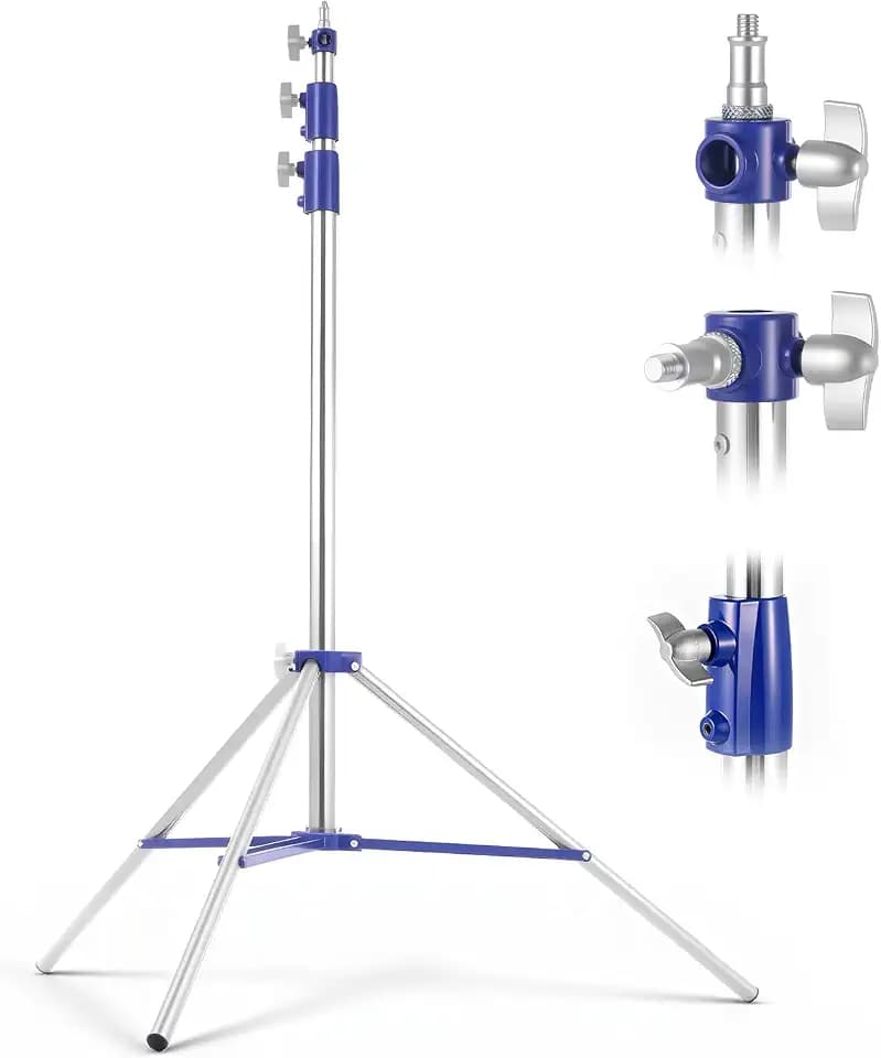 Heavy Duty Light Stand for Photography, 9.8ft/300cm Adjustable Tripod