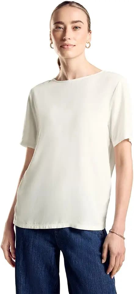 Street One Damen Materialmix T-Shirt